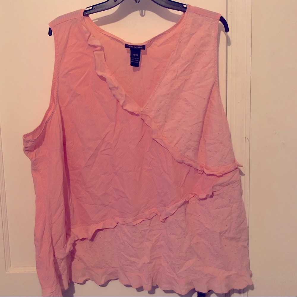 PlusSize 26/28 Lane Bryant eyelet lace with ruffle